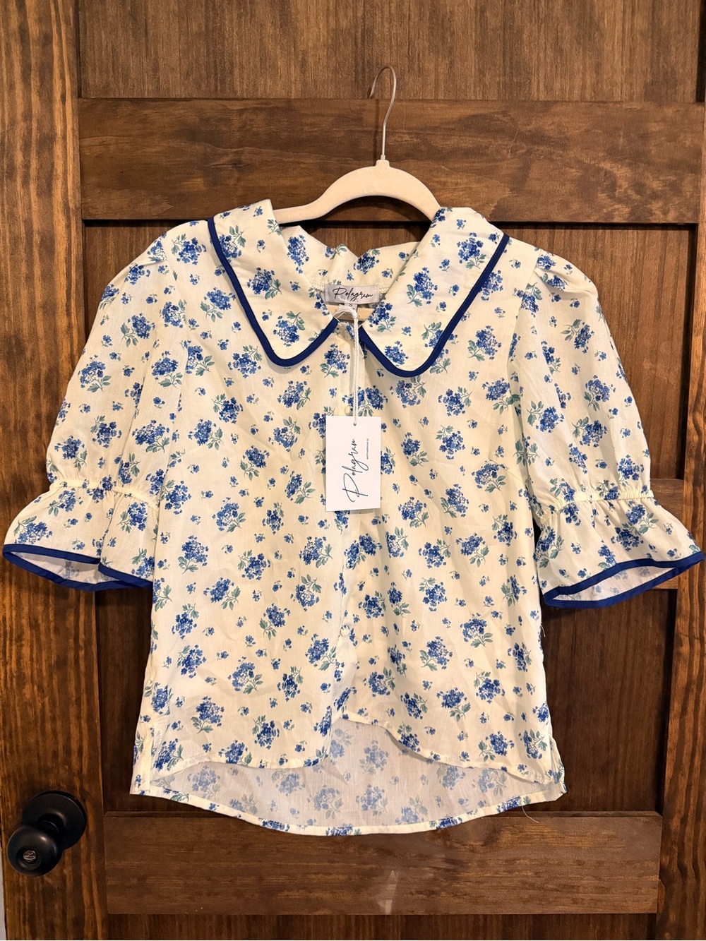 Polagram Cream Blouse with Skirt